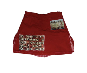 Goth Spit Weirdcore Patchwork Vintage Skirt